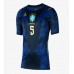 Zenski Nogometni Dres Brazil Casemiro #5 Gostujuci SP 2026 Kratak Rukav